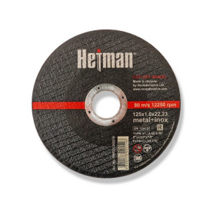 Tarcza do metalu HETMAN 125x1,0